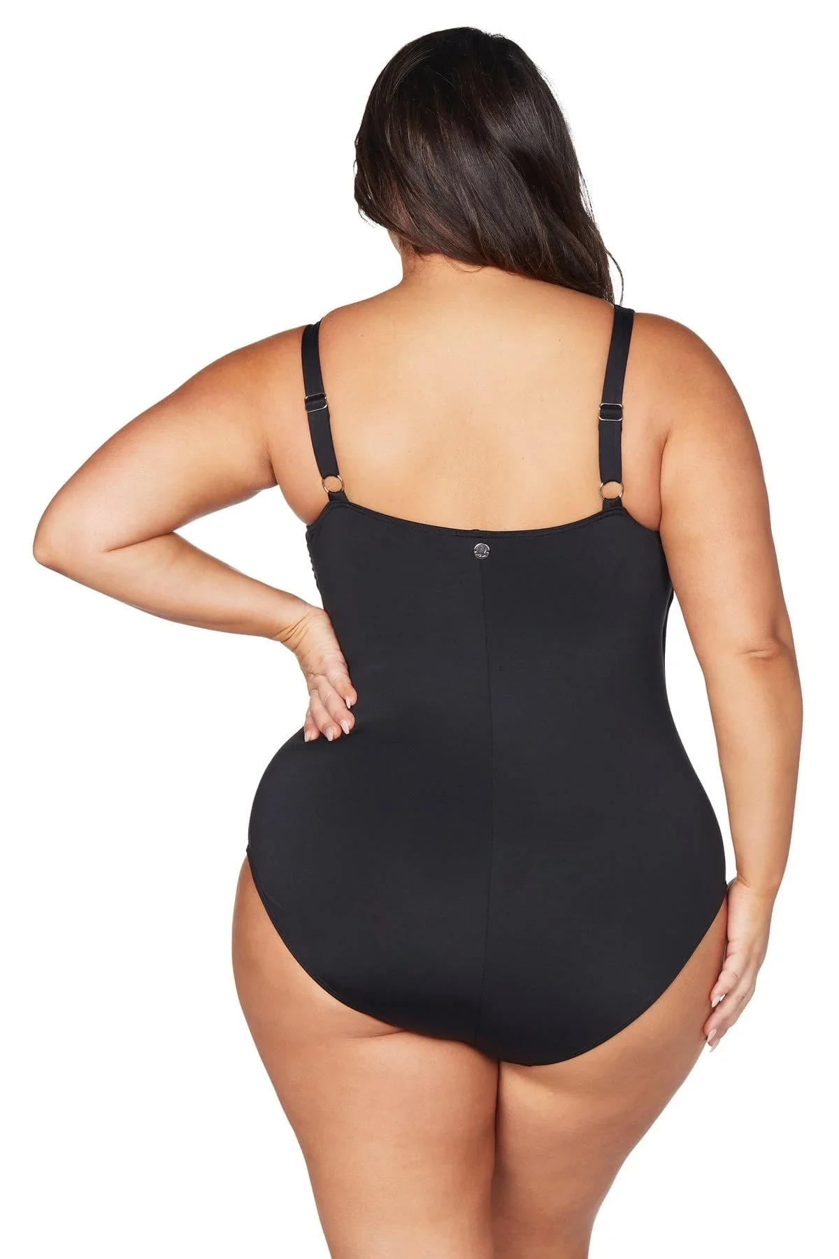 Artesands Hues Hayes Black Underwire One Piece ATR1795P - Image 4