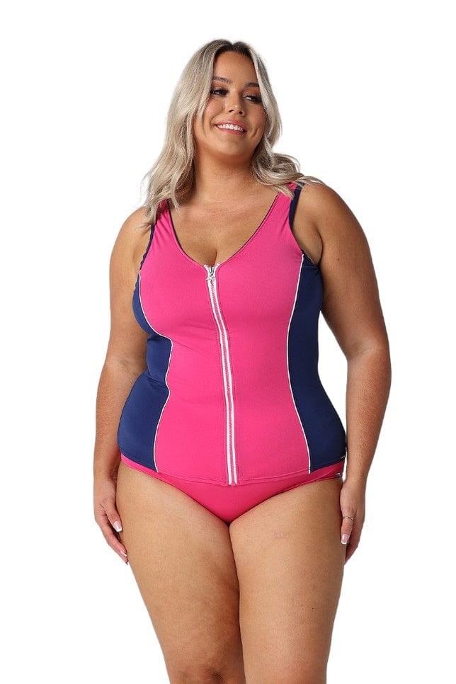 Capriosca CR Pink High Waisted Pant CRESP9502 - Image 2