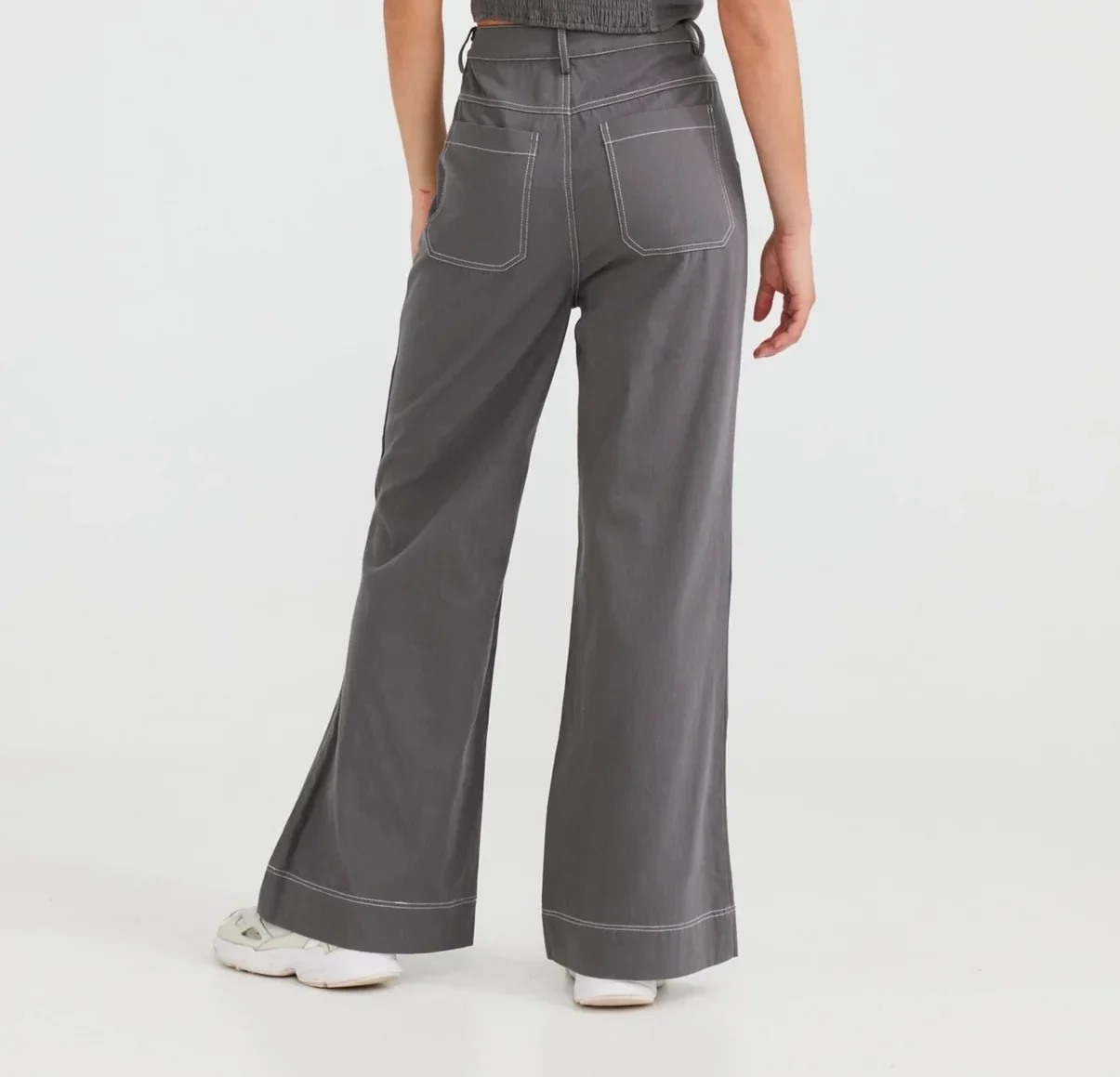 Daisy Says Charcoal Violet Pants DS23032 - Image 2