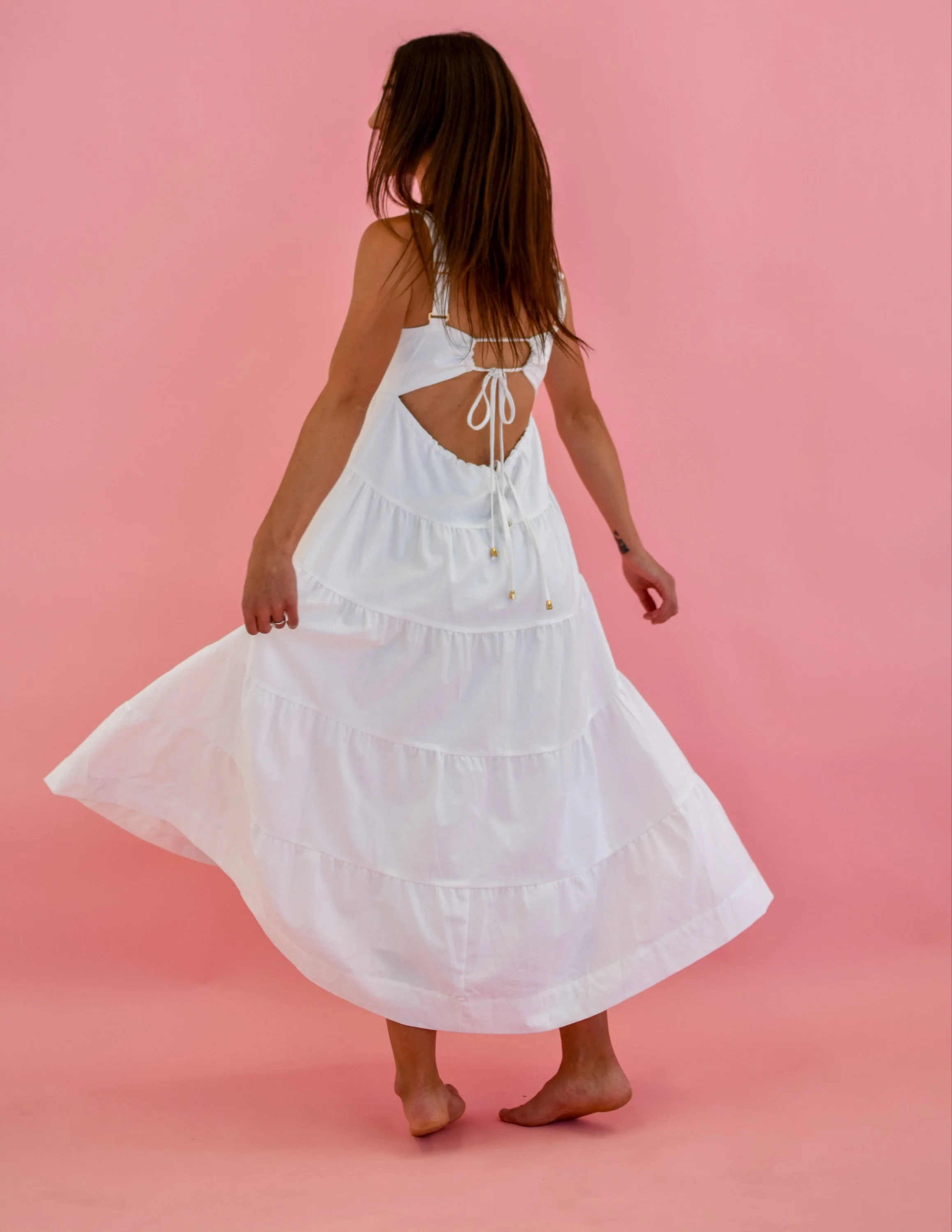 Daisy Says Sundae Dress White DS23048-2 - Image 4