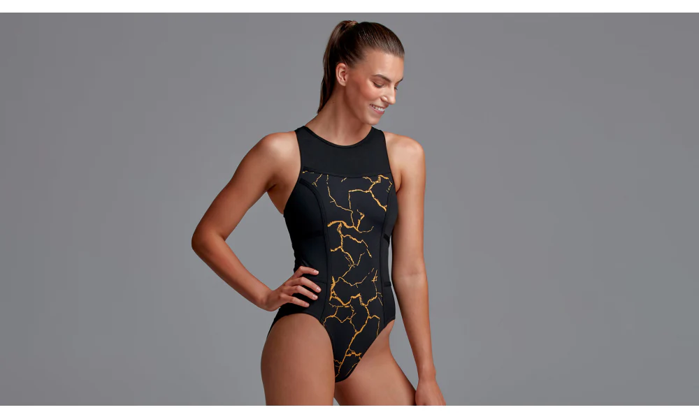 Funkita Cracked Gold Hi Flyer One Piece FKS003L70952 - Image 3