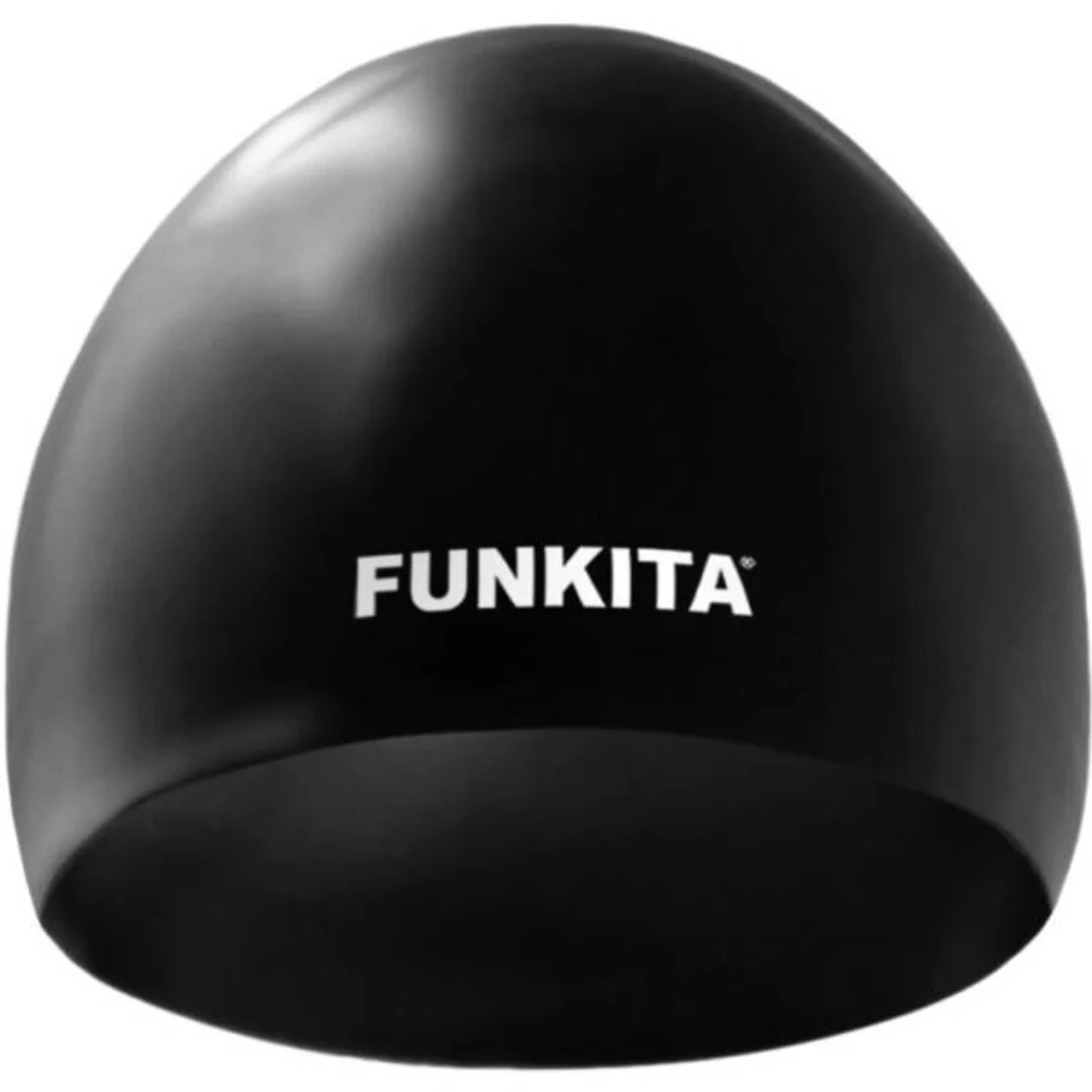 Funkita Still Black Dome Racing Swimming Cap FS99