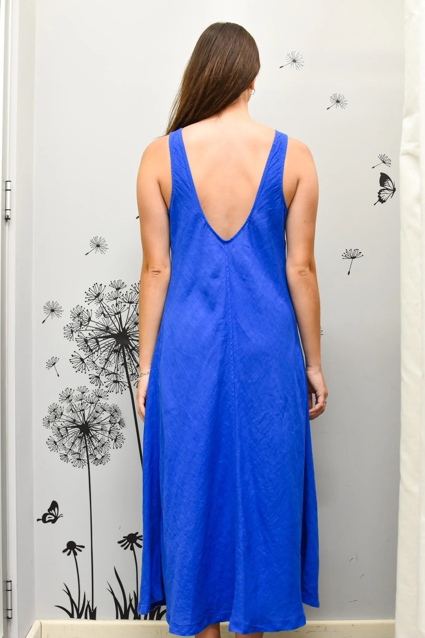 Haris Cotton Regular Fit Lapis/Blue Dress Drs-6437 - Image 6