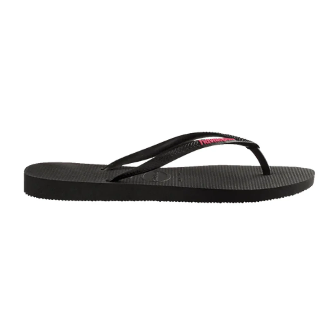 Havaianas Slim Black/Neon Pink - Image 3