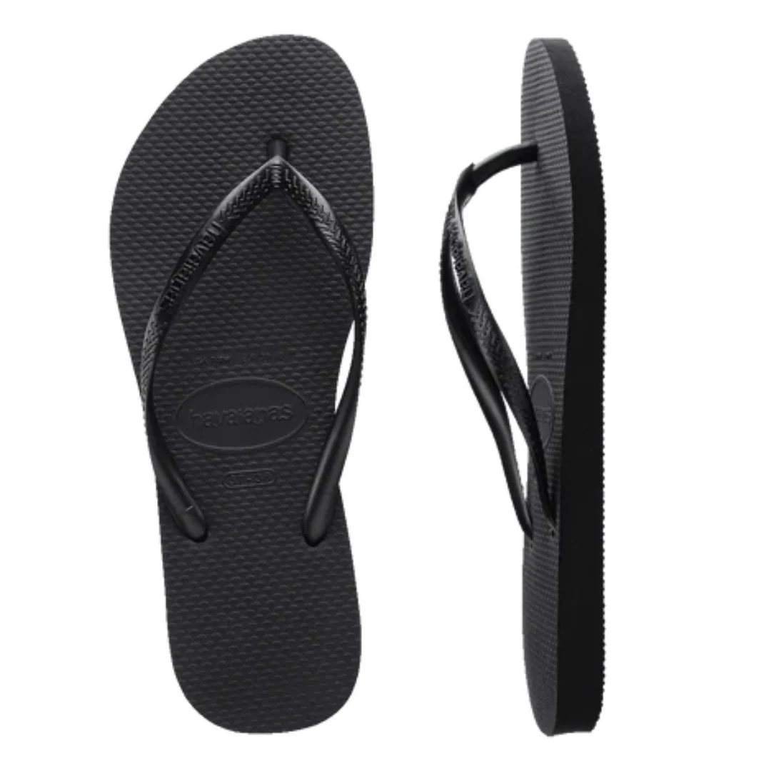 Havaianas Slim Black Thongs - Image 2