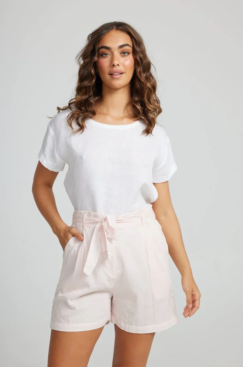 Holiday Seaside Shorts White H1127-1 - Image 3