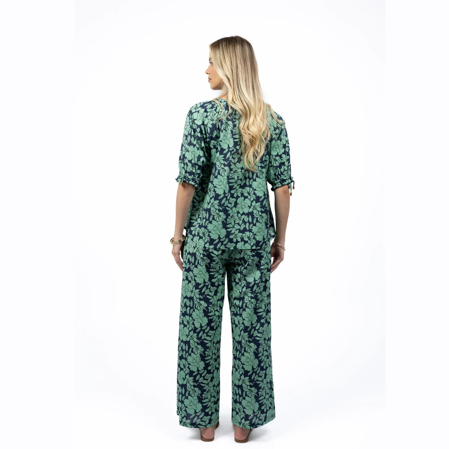 Humidity Fleur Pant Mint/Navy HS25106 - Image 2