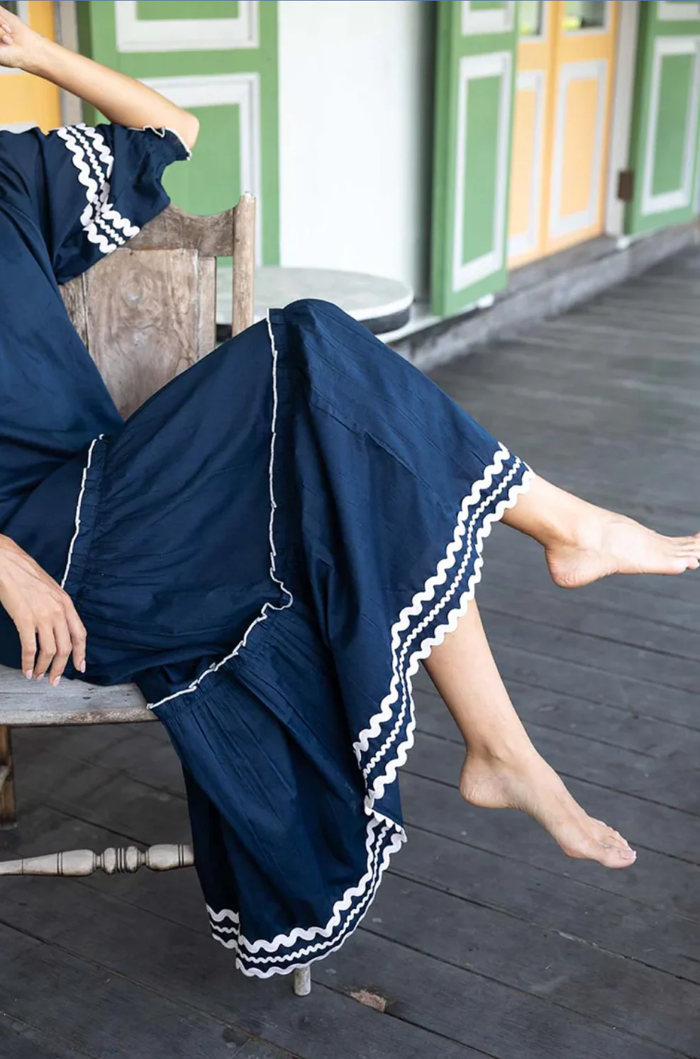 Humidity Navy Ziggy Skirt HS24323 - Image 2