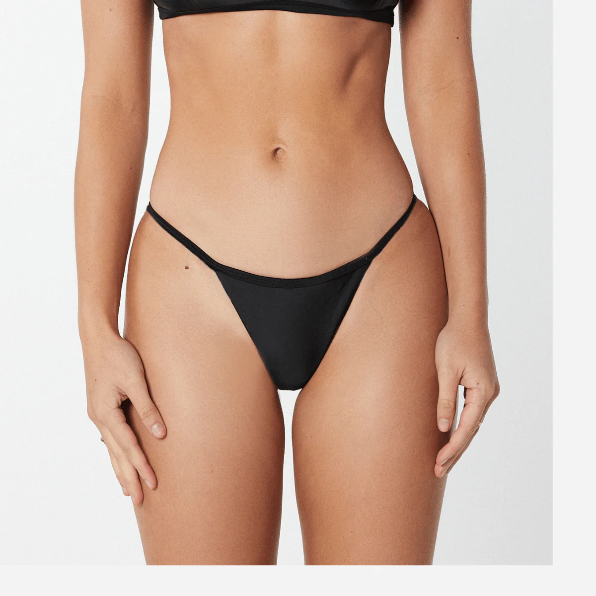 Its Now Cool Black The G-String Pant INC014 - Image 3