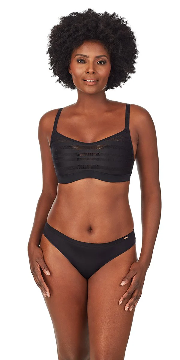 Le Mystère Black Active Balance Sports Bra 6210 - Image 4