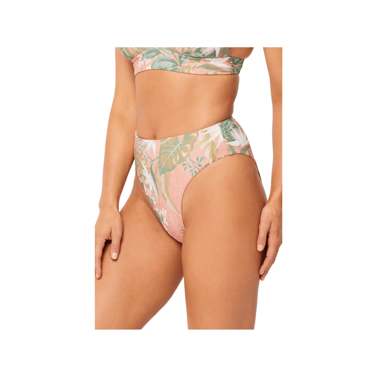 Monte & Lou Paluma Coral High Waist Bikini Pant 3042PA - Image 2