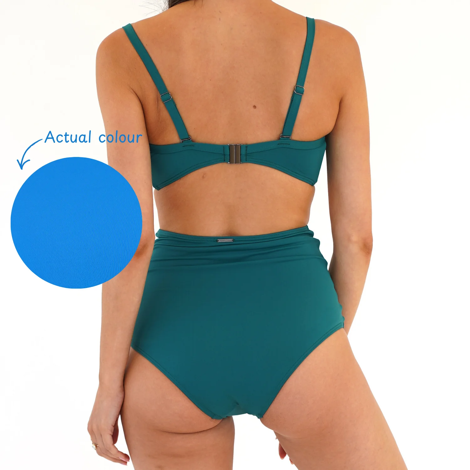Moontide Azure High Waist Gathered Pant M7240CN - Image 3