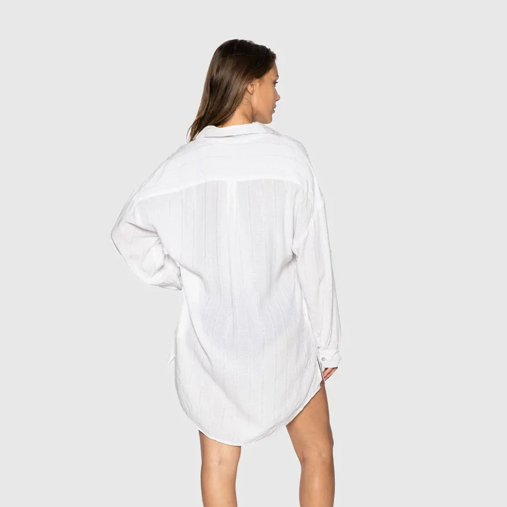 Nip Tuck White Cassandra Bronte Beach Shirt RJ6117CEW - Image 4