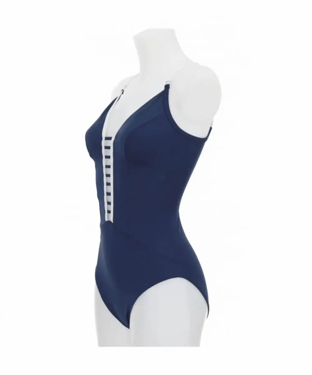 Olympia Navy Plunge Onepiece 32604 - Image 6