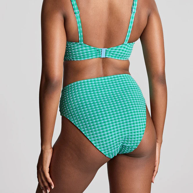 Panache green Gingham Midi Brief SW1729 - Image 2