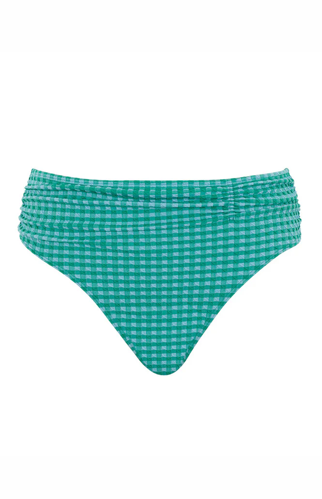 Panache green Gingham Midi Brief SW1729 - Image 4