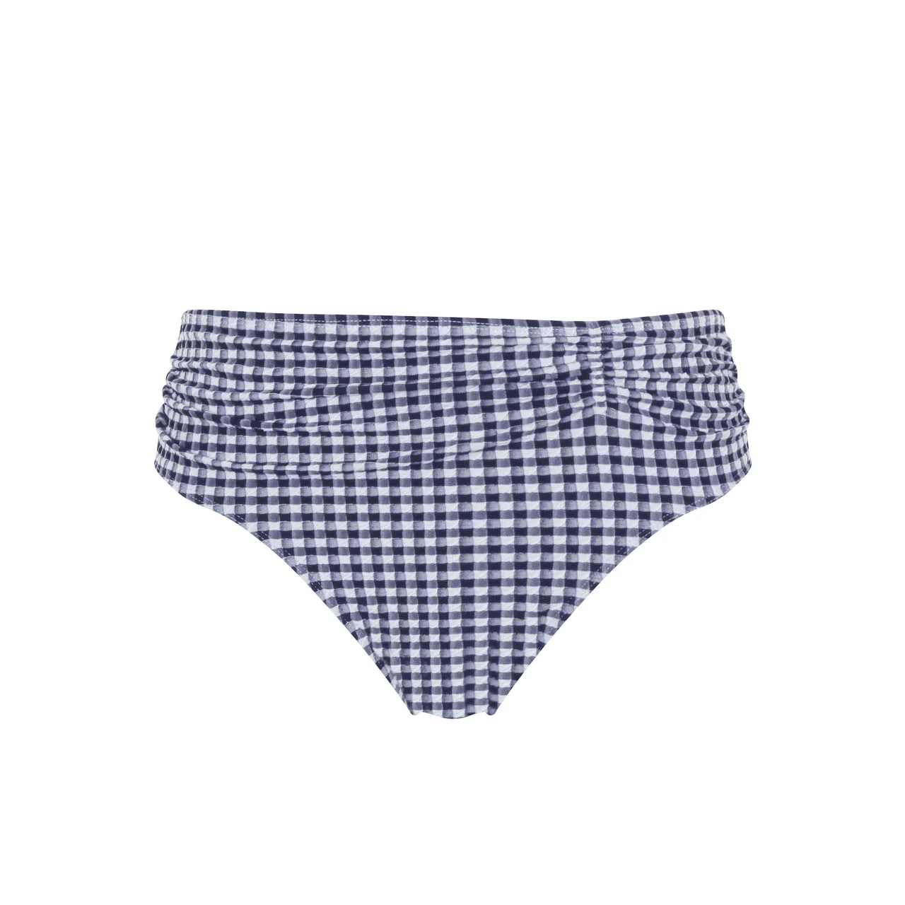 Panache Navy Gingham Midi Brief SW1729 - Image 3