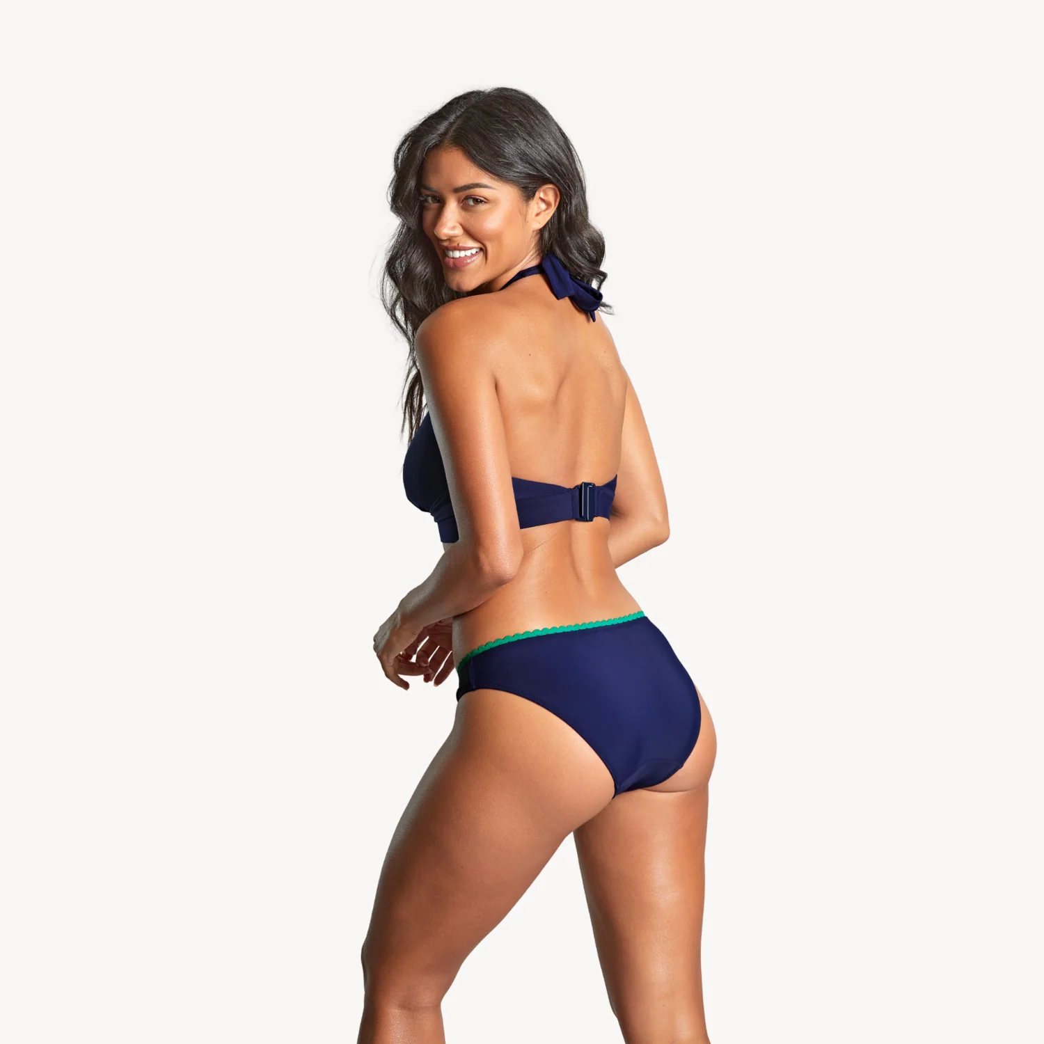 Panache Ric Rac Navy Sofia Halter Bikini Top SW1954 - Image 3