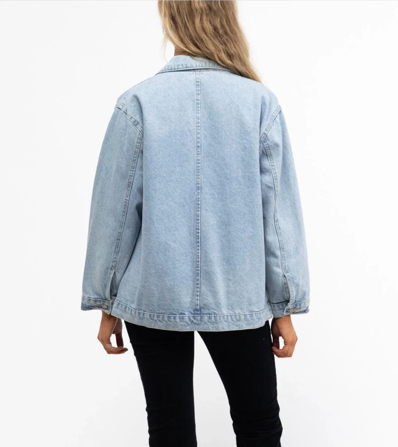 Paper Heart The Iggy Oversized Denim Jacket PH7032 - Image 2