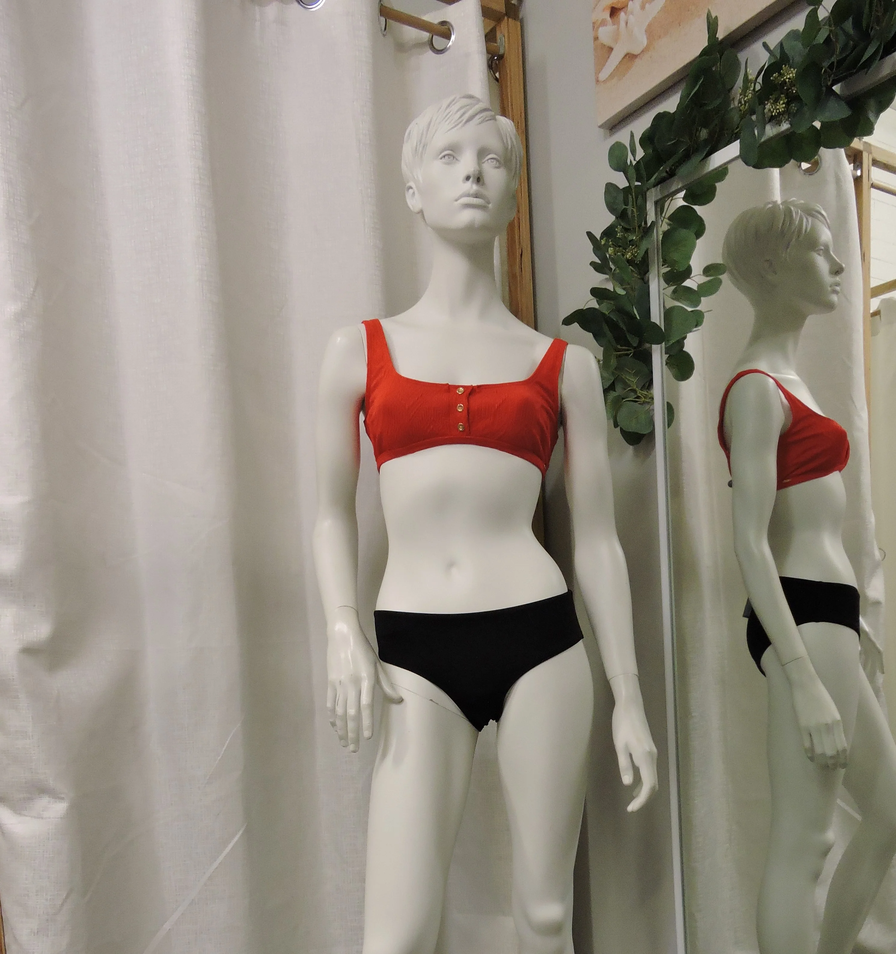 Piha Gelato Red Sporty Bralette P1865GT - Image 3