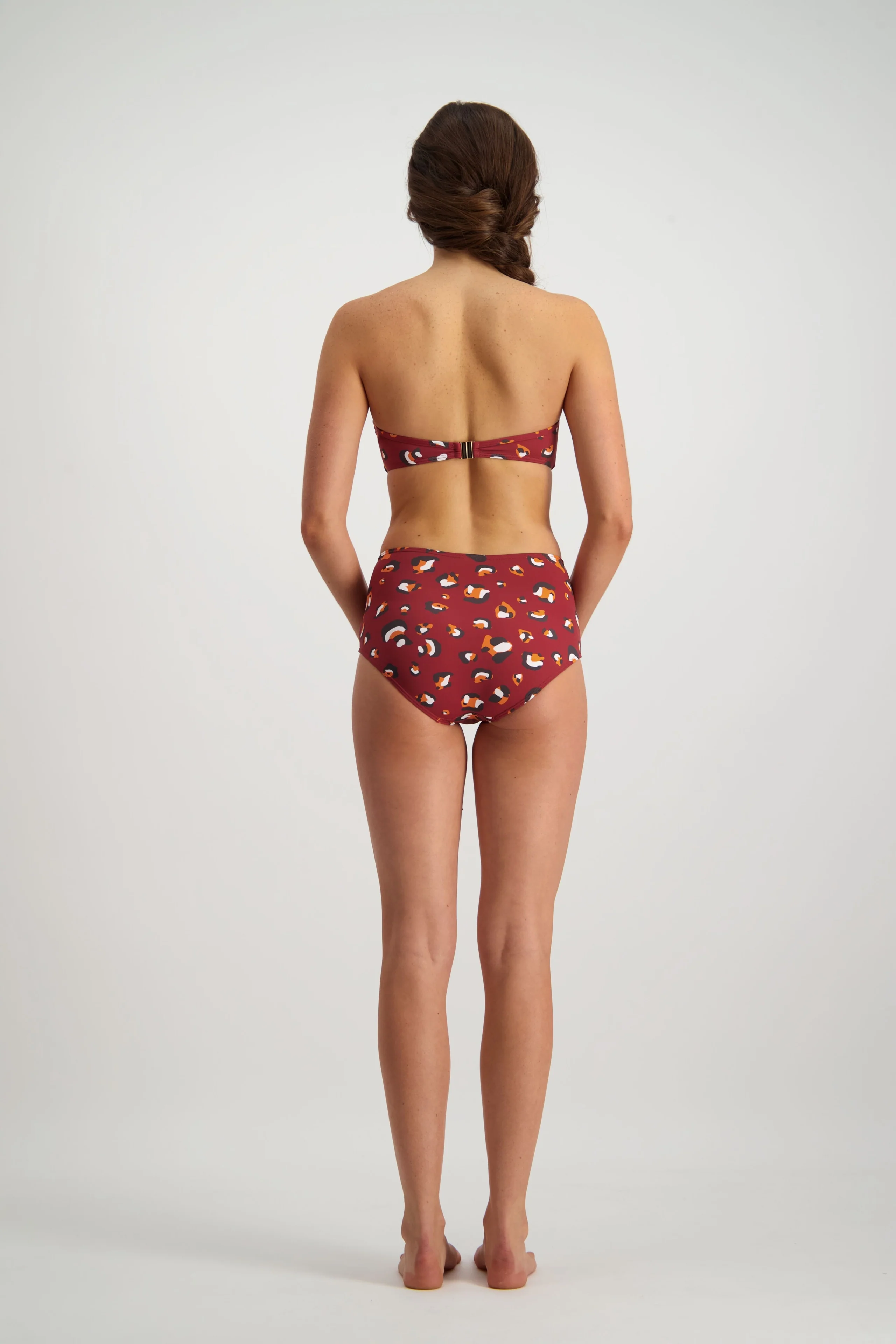 Piha Maroon Zootopia D/DD Knot Top P1741ZT - Image 3