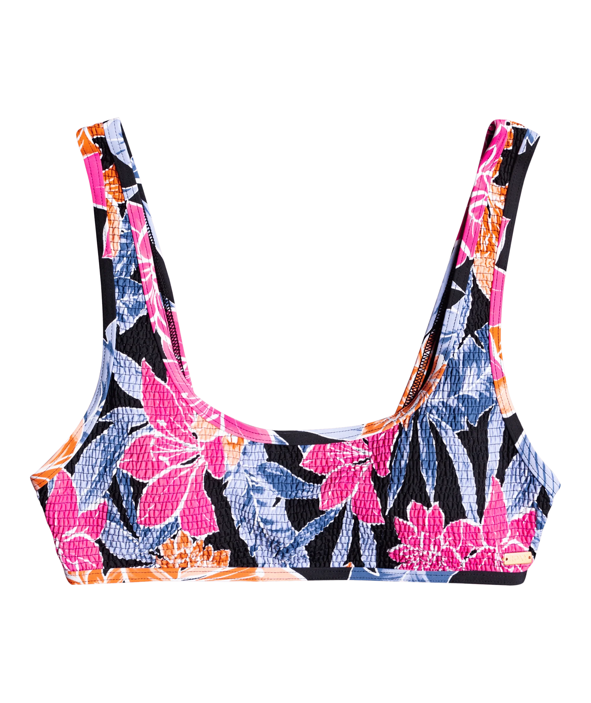 Roxy Tropical Oasis Smock Bralette Bikini Top ERJX304581 - Image 2