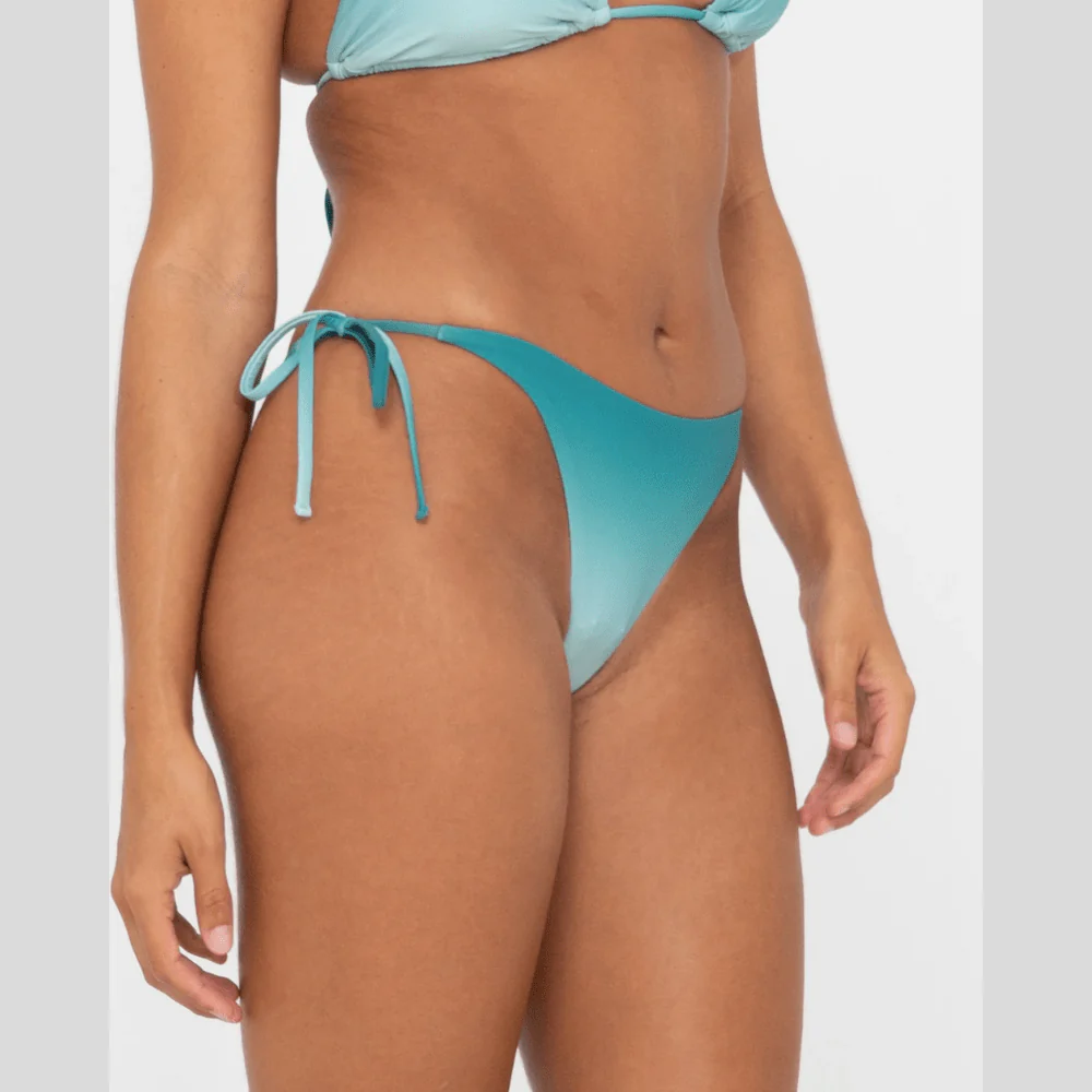 Rusty Dark Emerald Euphoria Brazilian Side Ties Bikini Pant SWL1624 - Image 4