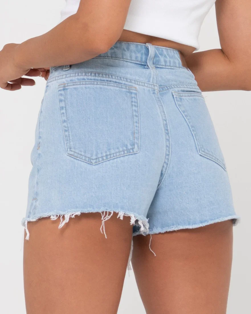 Rusty Penny Kick Sky Blue Flare Denim Short WKL0683 - Image 5