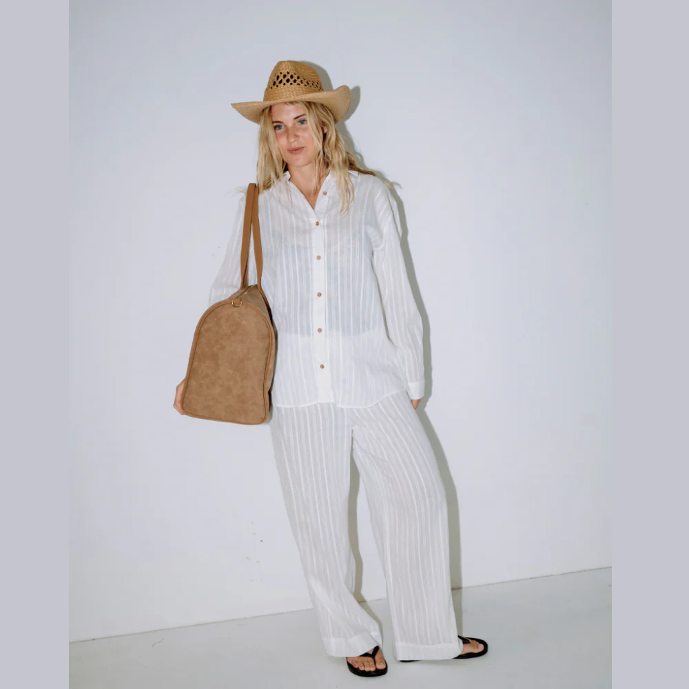 Rusty White Cici Sheer Beach Pant SCL0447 - Image 3