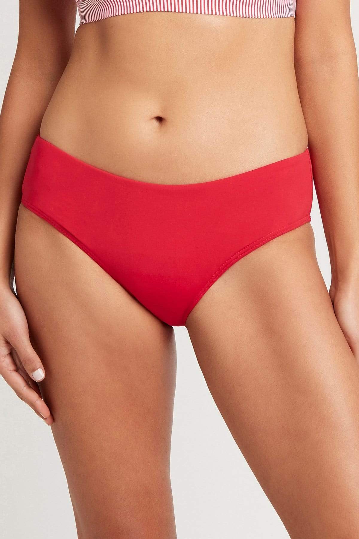 Sea Level Red Mid Rise Pant SL4015P - Image 3