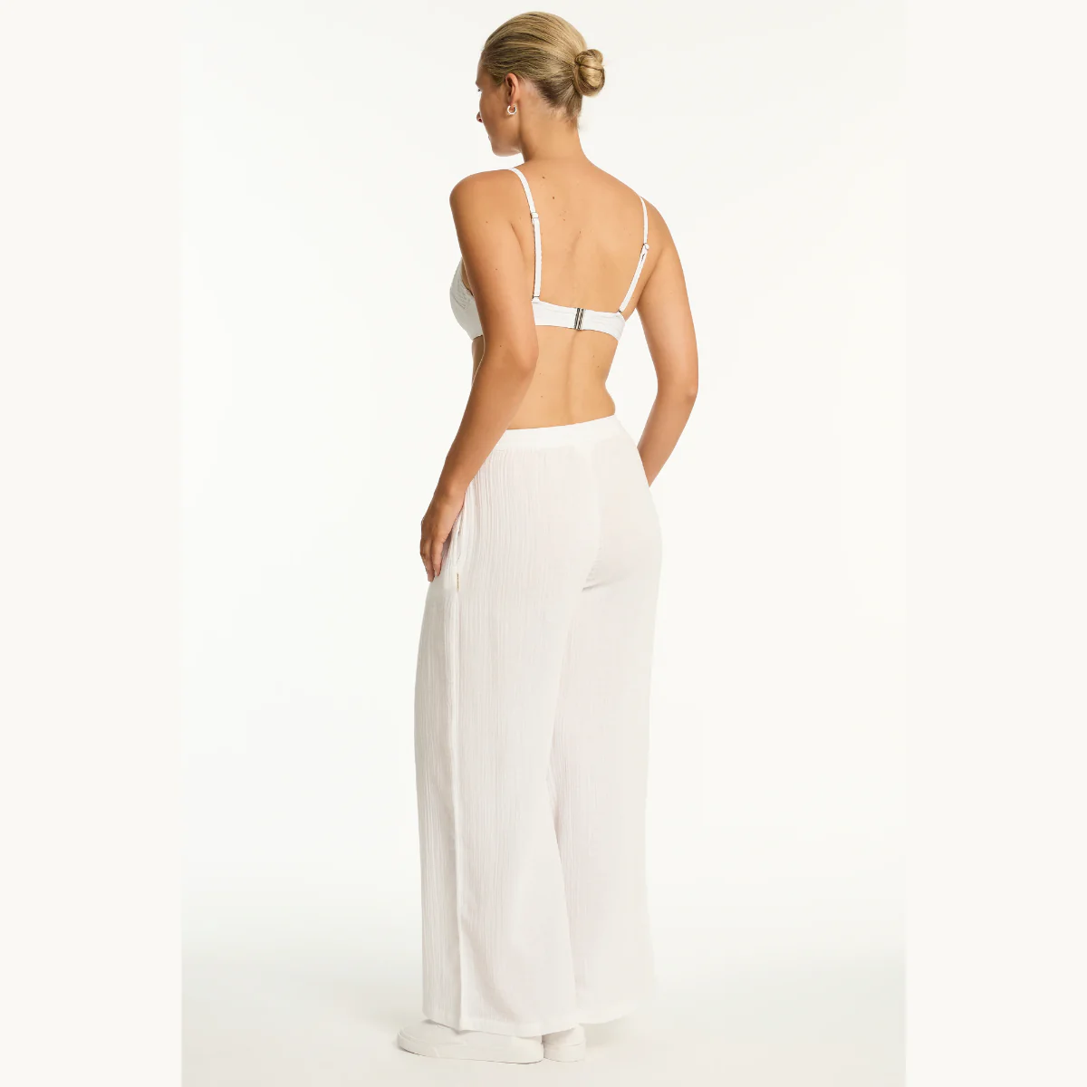Sea Level White Sunset Beach Pant SL9094SS - Image 3