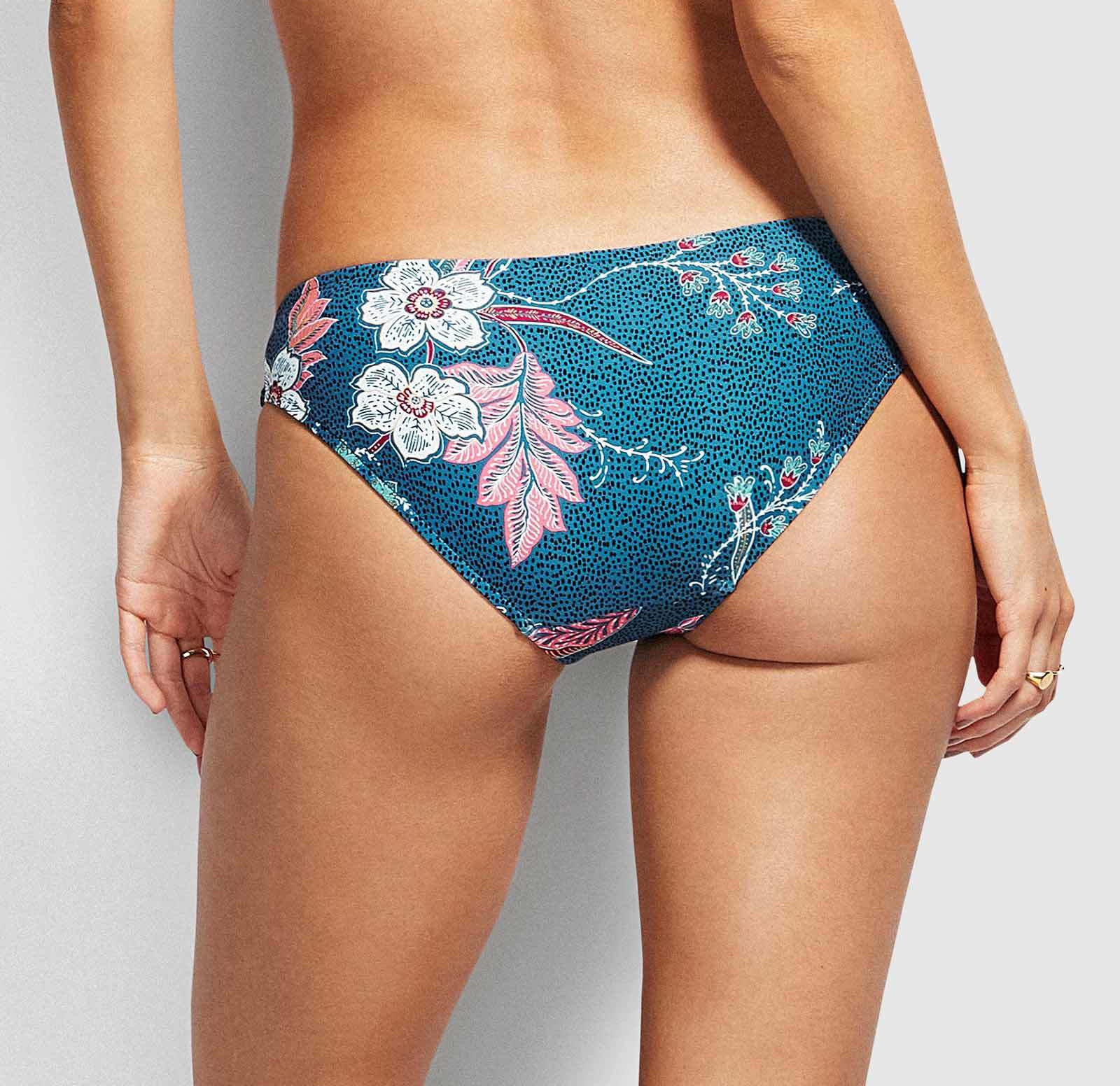 Seafolly Peacock Blue Balinese Retreat Hipster Pant 40473-812 - Image 3