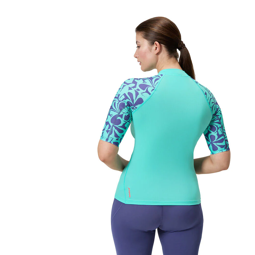Speedo Arctic Printed Short Sleeve Rash Top 8/00309016243 - Image 4