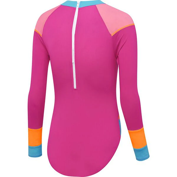 Speedo Girls X Colour Block Long Sleeve Suit 77-94G-8002 - Image 3