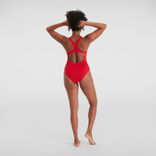 Speedo Red Women’s Eco Endurance+ Medalist One Piece 8/134716446 - Image 2