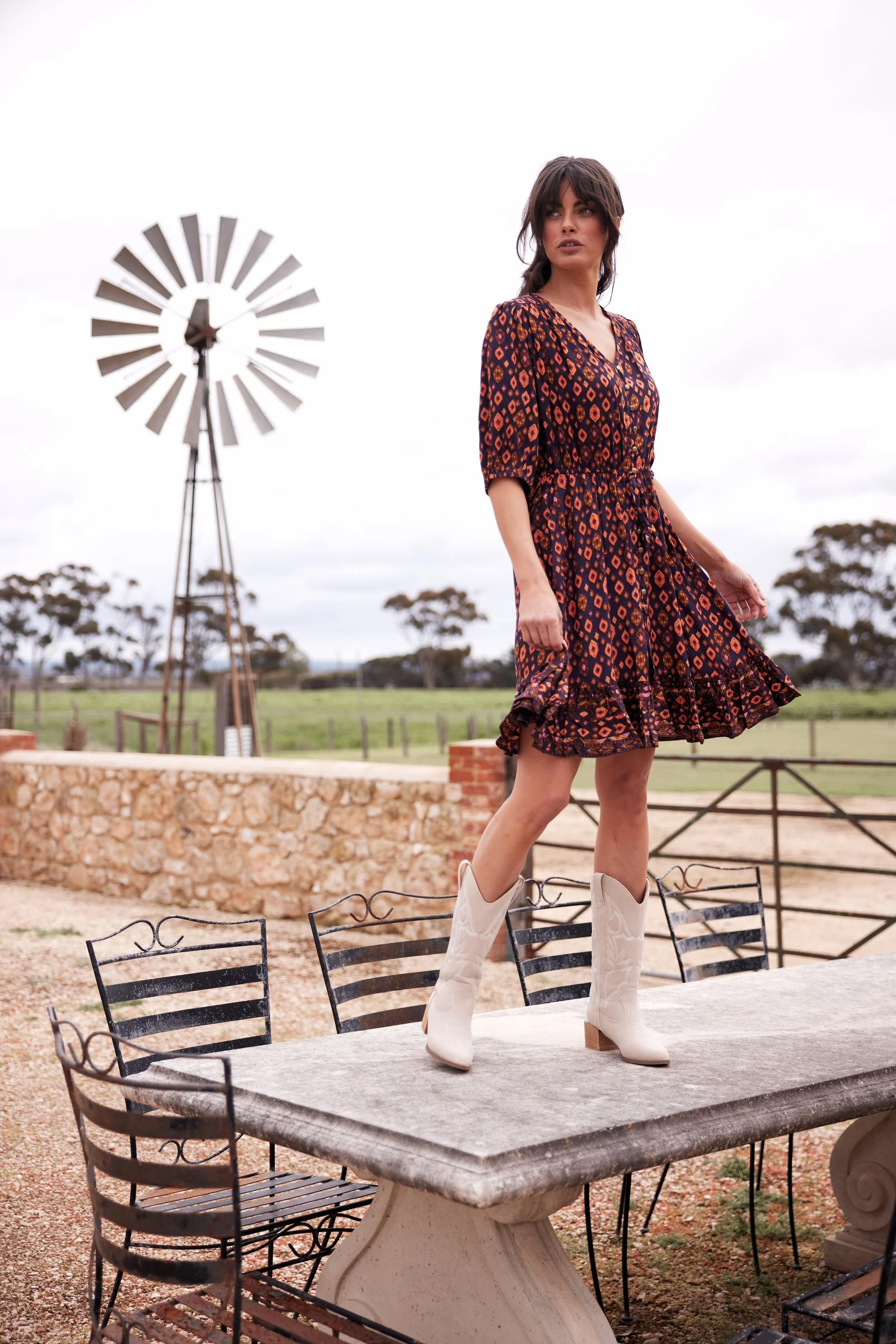 Talisman Moonlight Mini Dress TA23084-1 - Image 4