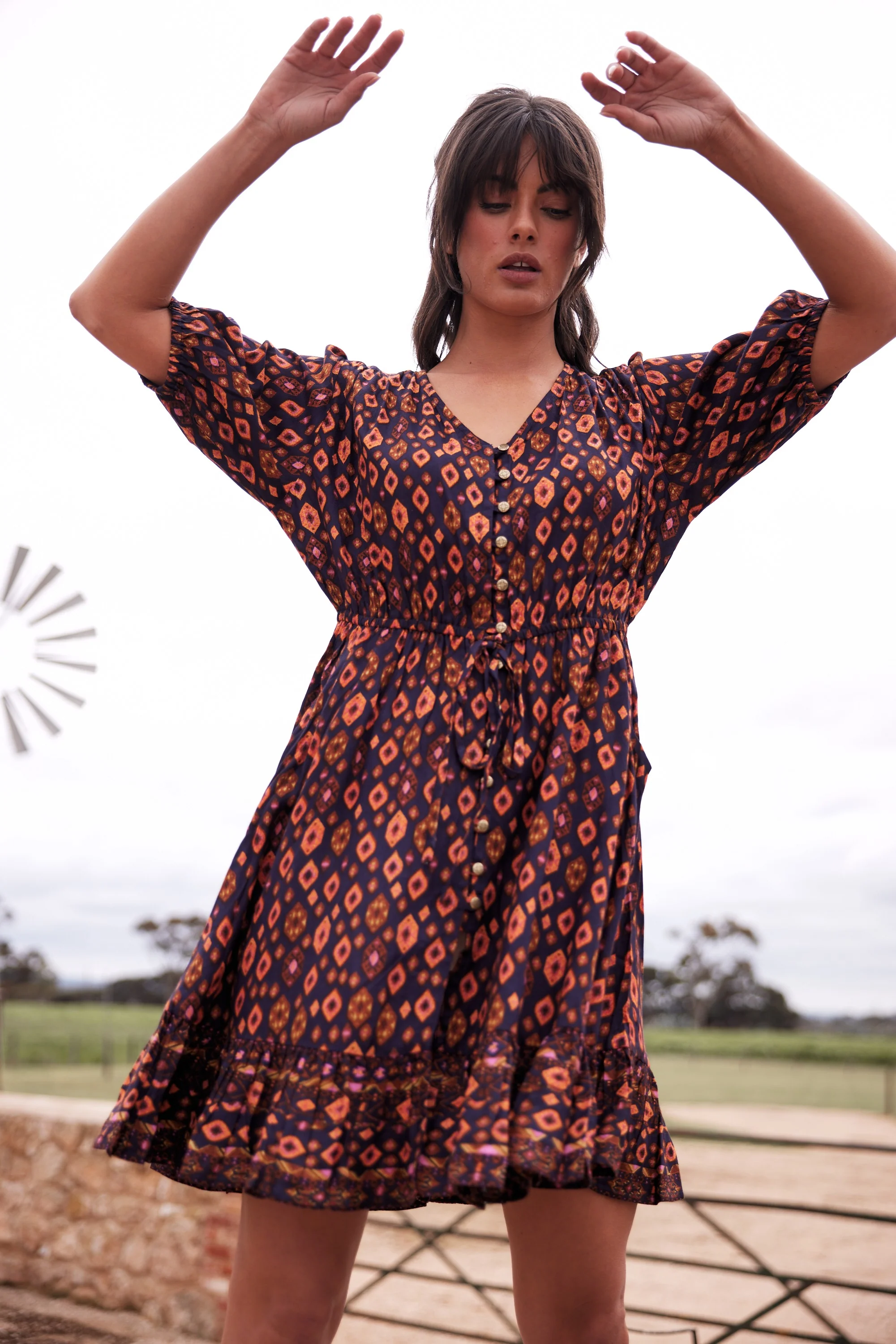 Talisman Moonlight Mini Dress TA23084-1 - Image 7