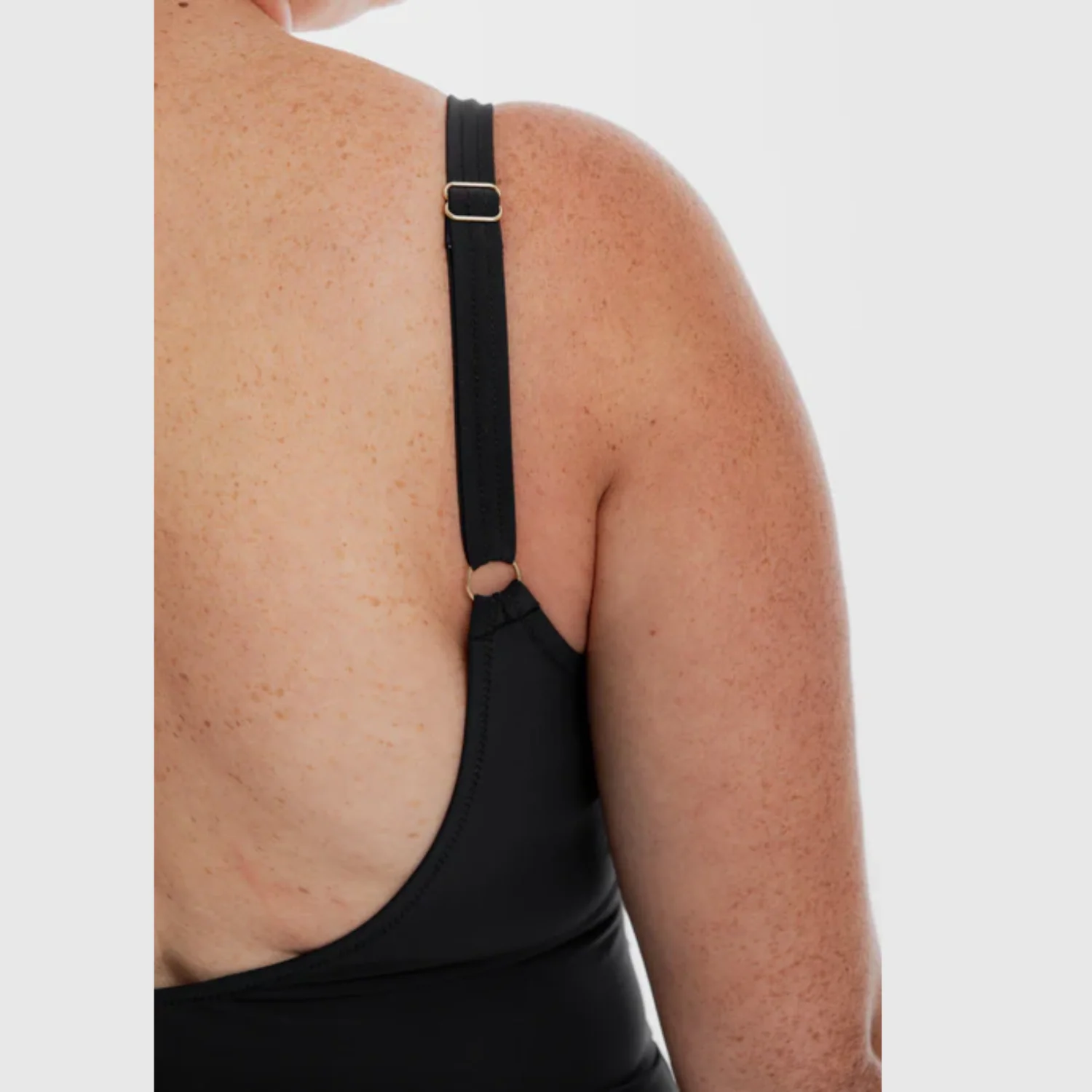 Togs Black Microfibre Swimdress Cross Over SB48FI - Image 2