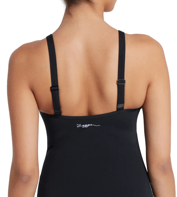 Zoggs Black Multiway One Piece 462563BK36 - Image 3